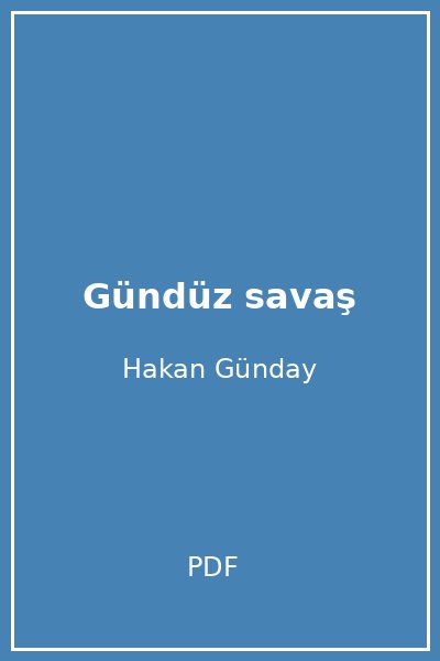 Gündüz savaş