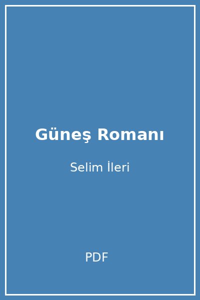 Güneş Romanı