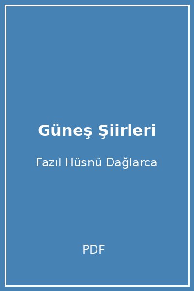 Güneş Şiirleri
