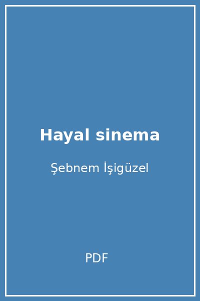Hayal sinema