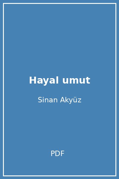 Hayal umut