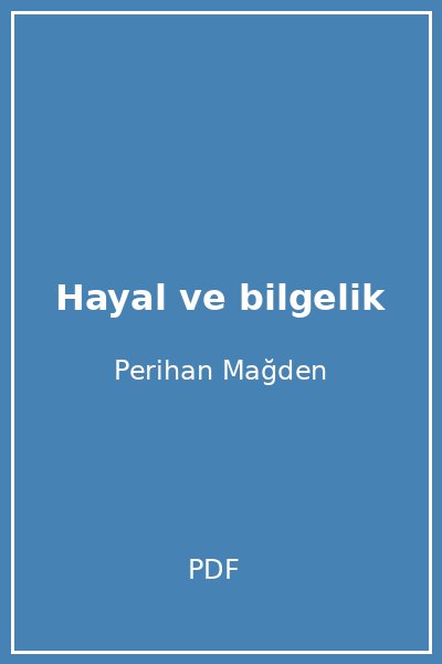 Hayal ve bilgelik