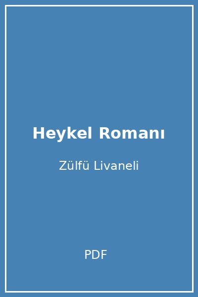 Heykel Romanı