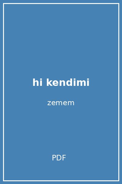 hi kendimi