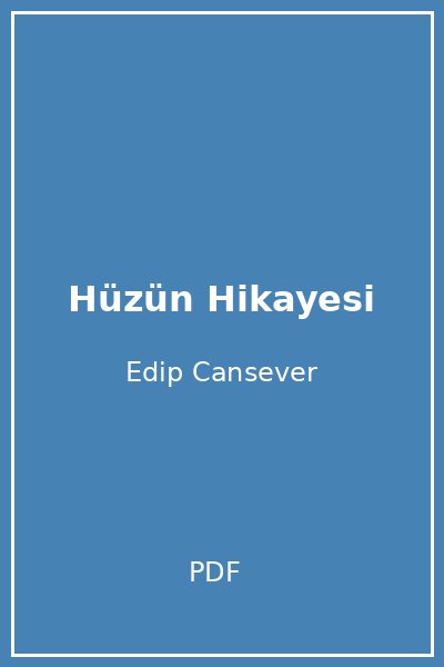 Hüzün Hikayesi