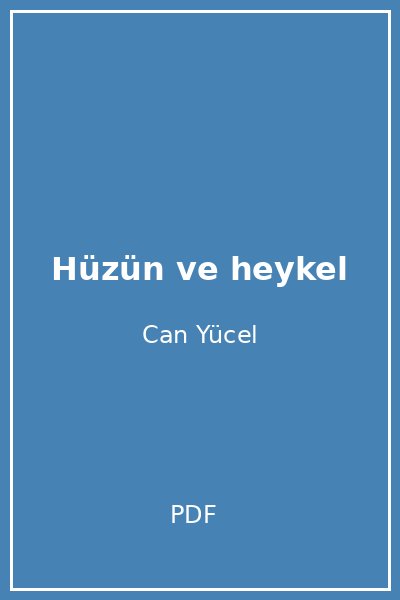 Hüzün ve heykel
