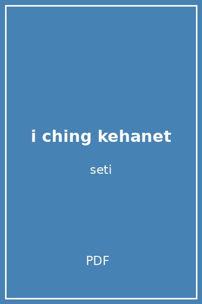 i ching kehanet