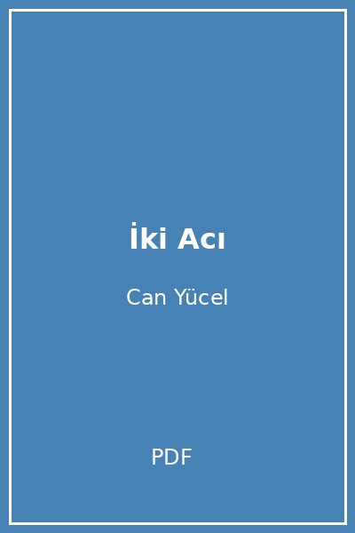 İki Acı