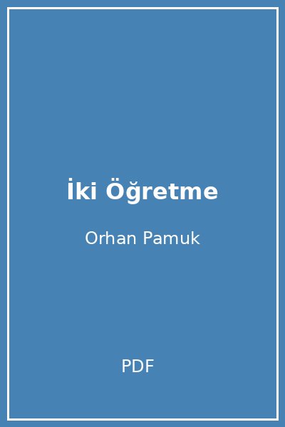 İki Öğretme