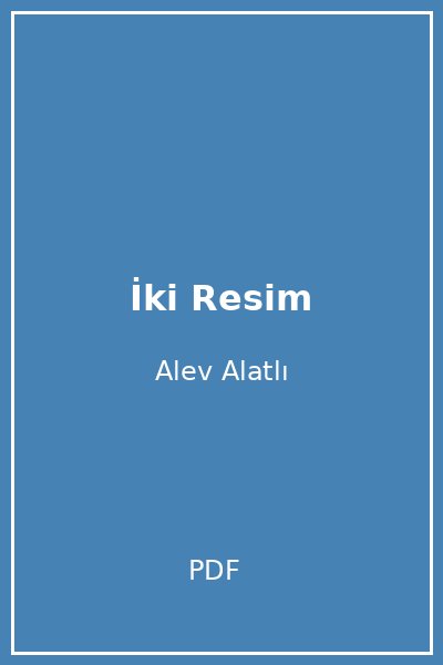 İki Resim