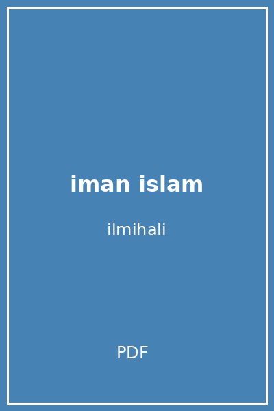 iman islam