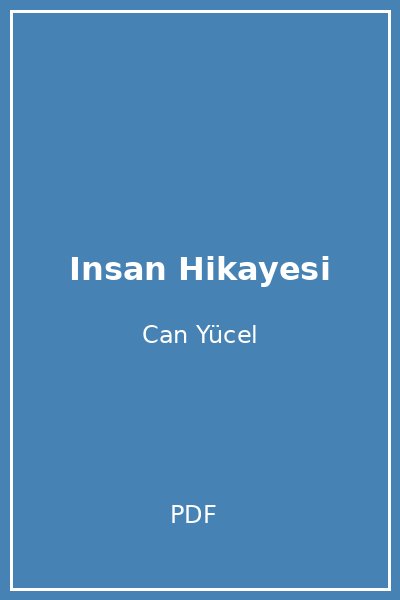 Insan Hikayesi