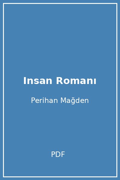 Insan Romanı
