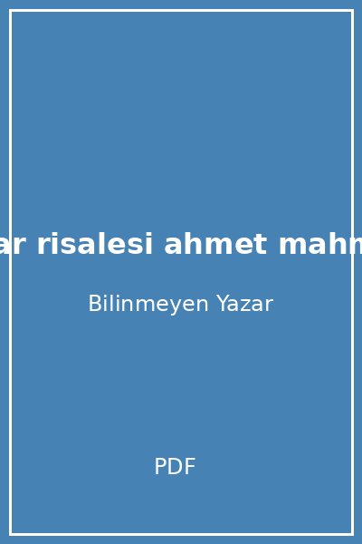 istigfar risalesi ahmet mahmut nl