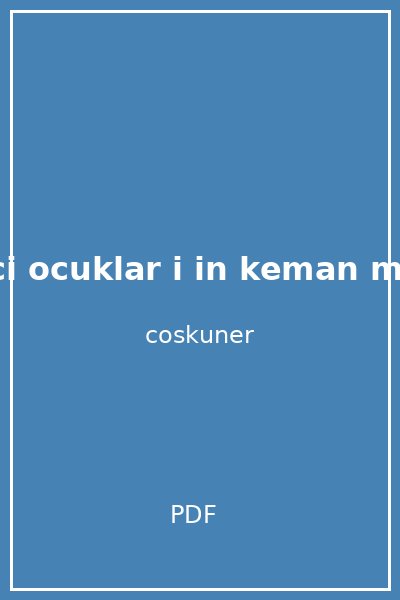 k k kemanci ocuklar i in keman metodu sonat