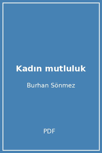 Kadın mutluluk