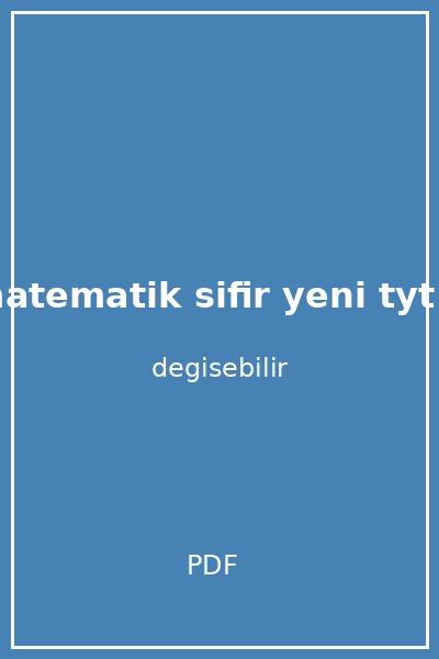 karekok matematik sifir yeni tyt dgs kpss ales lise temellendirme kapak