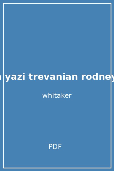 katyanin yazi trevanian rodney william