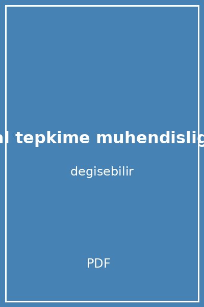 kimyasal tepkime muhendisligi kapak