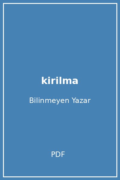 kirilma