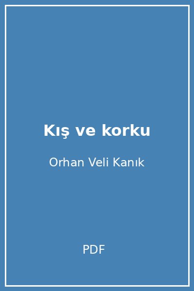 Kış ve korku