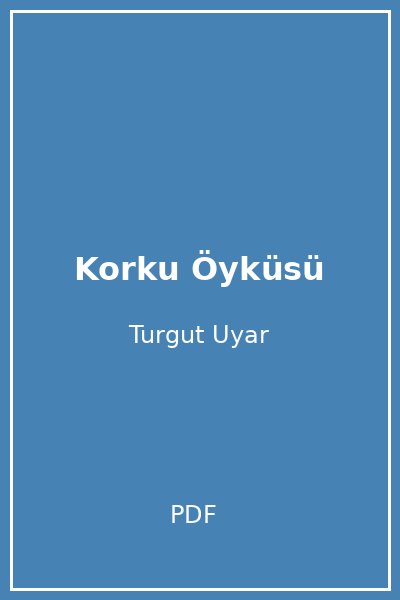 Korku Öyküsü