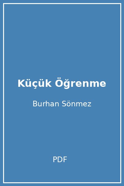 Küçük Öğrenme