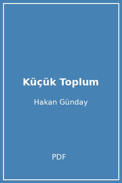 Küçük Toplum