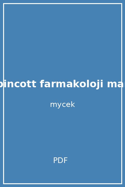 lippincott farmakoloji mary j