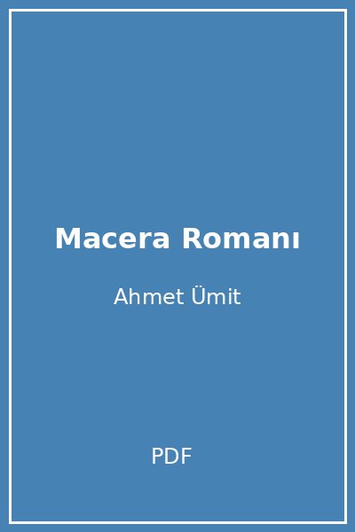 Macera Romanı