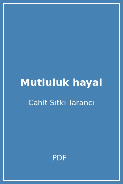 Mutluluk hayal