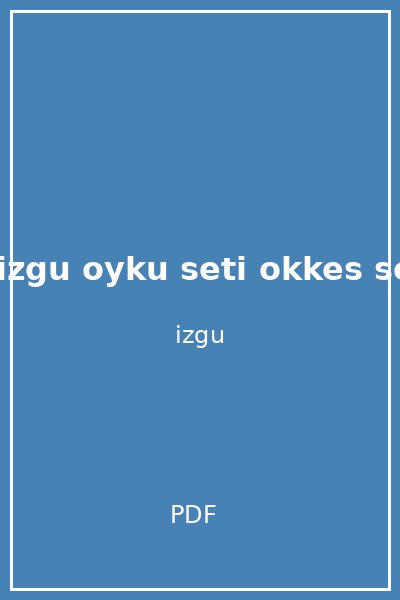 muzaffer izgu oyku seti okkes serisi 10 kitap muzaffer