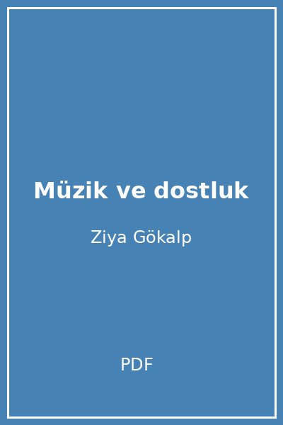 Müzik ve dostluk