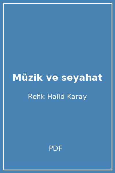 Müzik ve seyahat