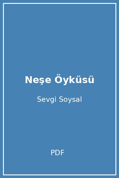 Neşe Öyküsü