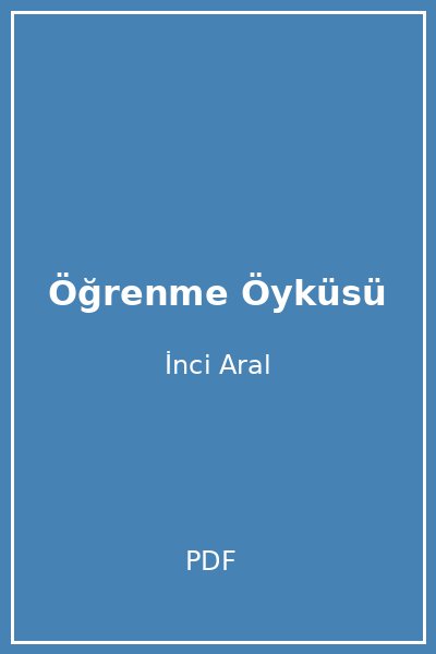 Öğrenme Öyküsü