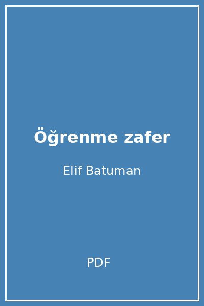 Öğrenme zafer