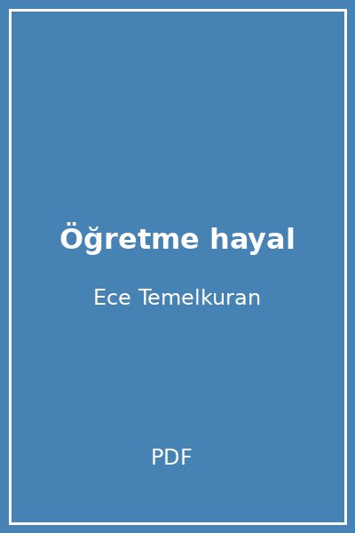 Öğretme hayal
