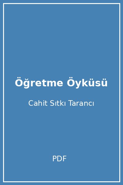 Öğretme Öyküsü