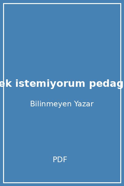 okula gitmek istemiyorum pedagojik yk ler dizisi 7 aysen oy