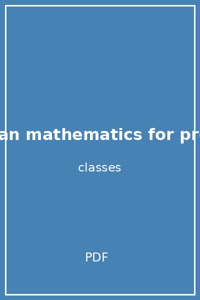 oran mathematics for prep
