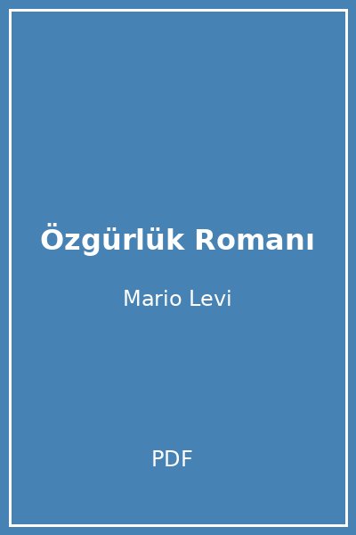 Özgürlük Romanı