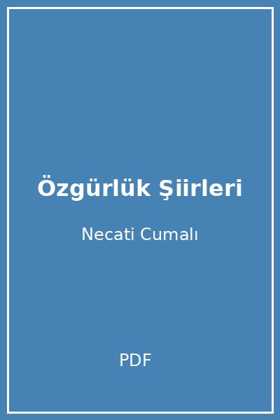 Özgürlük Şiirleri