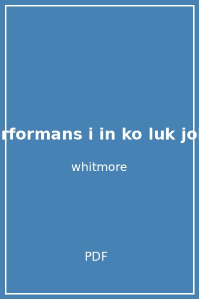 performans i in ko luk john