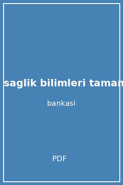 rem yokdil saglik bilimleri tamami cozumlu soru