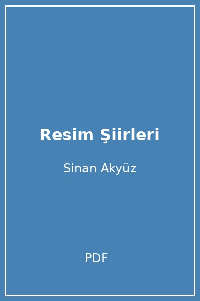 Resim Şiirleri