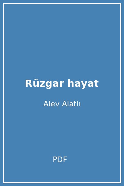 Rüzgar hayat