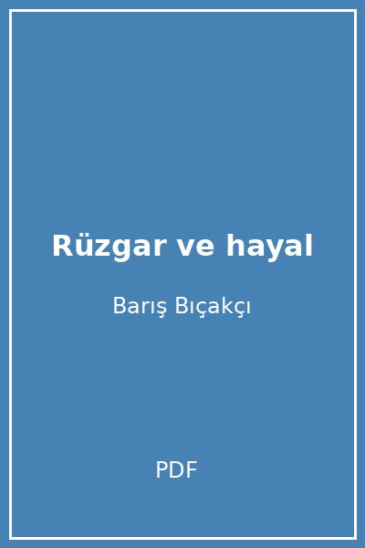 Rüzgar ve hayal