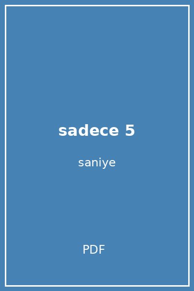 sadece 5