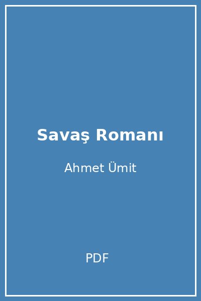 Savaş Romanı